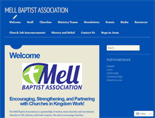 Tablet Screenshot of mellbapt.com